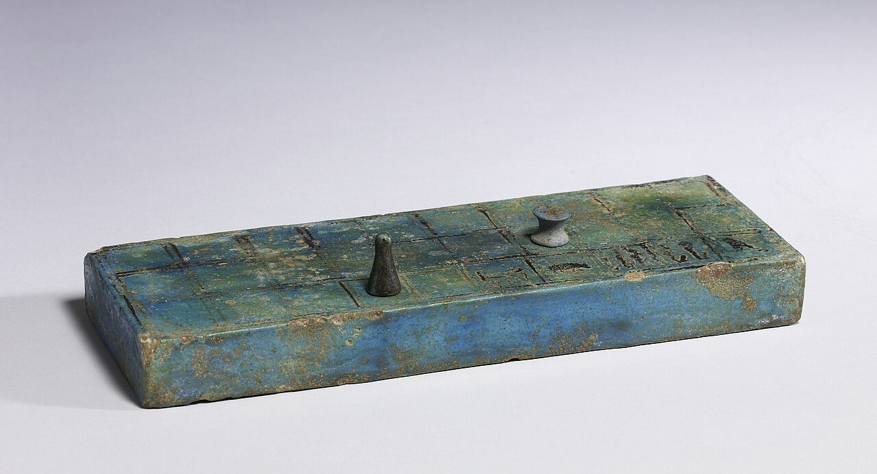 Egyptian - "Senet" Board - Walters 48408 - Three Quarter.jpg